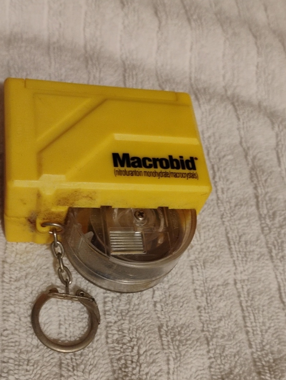 Vintage Pharmaceutical Keychain Light